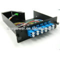 Fiber optic distribution box with lc upc duplex to mpo 12 core patch cord